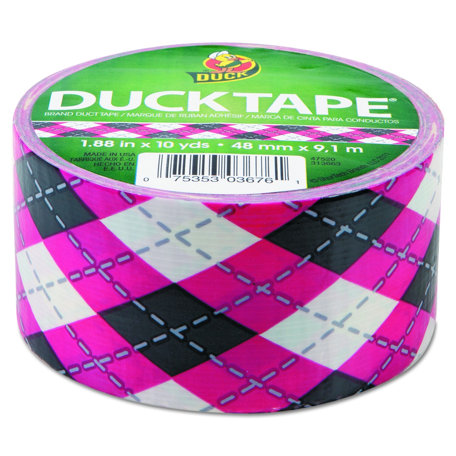 Duck® Patterned Duct Tape - Neon Floral, 1.88 in x 10 yd - Harris