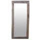 preview thumbnail 7 of 9, Handmade Reclaimed Teak Wood Full-length Mirror (Thailand) - 22" x 48"