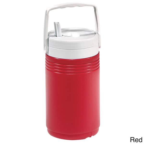 Coleman Half Gallon Thermos Jug, Portable, Insulated, Red 