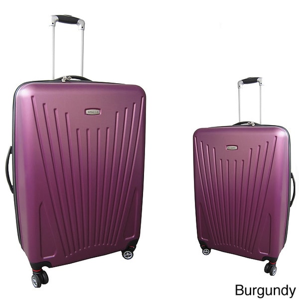 Hercules Cross Country 2 Piece Hardside Spinner Luggage Set