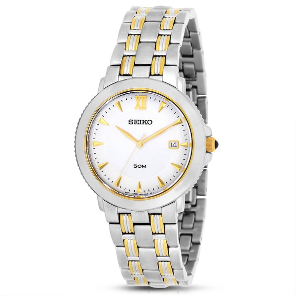 Seiko Mens Le Grand Sport Two tone Stainless Steel Watch