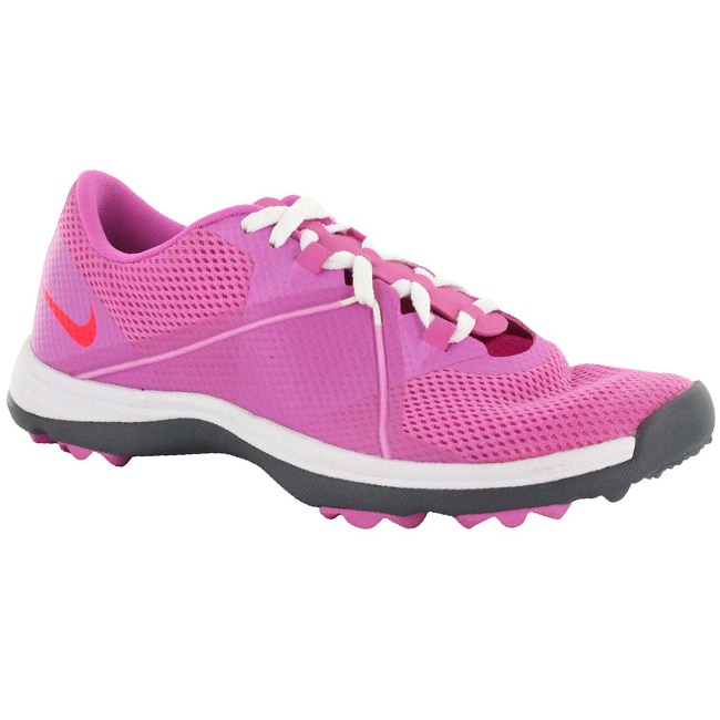 Nike Nike Womens Lunar Summer Lite 2 Pink/ White Spikeless Golf Shoes Pink Size 11