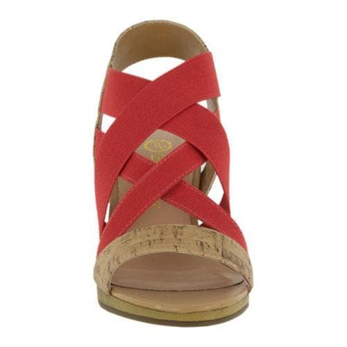 Womens Bella Vita Leeza II Cork/Coral Stretch   17140397  