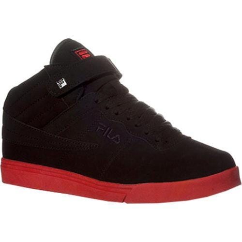 fila red and black shoes