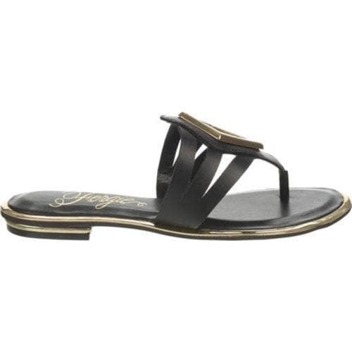 Womens Fergie Footwear Sam Sandal Black Atanado Polyurethane