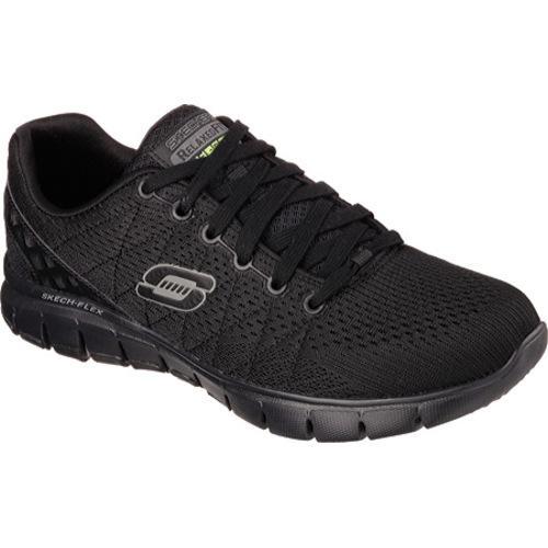 Mens Skechers Relaxed Fit Skech Flex Black   17177418  