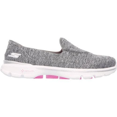 Womens Skechers GOwalk 3 Reboot Slip On Gray   17206068  