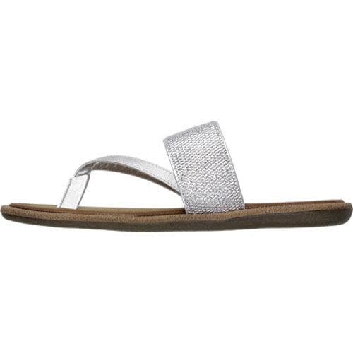 Womens Skechers Indulge Candy Shop Sandal Silver   17206075