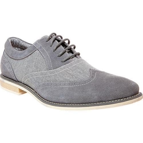 Mens Steve Madden Samson 2 Oxford Grey Suede   Shopping