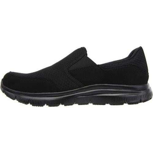 skechers for work men's flex advantage slip resistant mcallen slip on