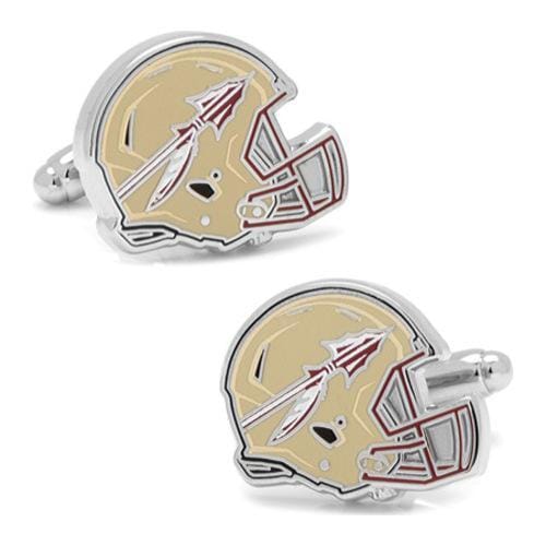 Mens Cufflinks Inc Florida State Seminoles Helmet Cufflinks Red