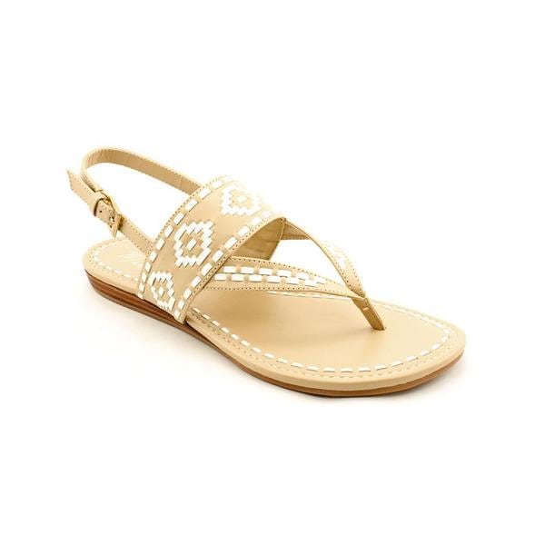 Via Pinky Womens Ayla 21 Open toe Woven Strap Flat Sandals