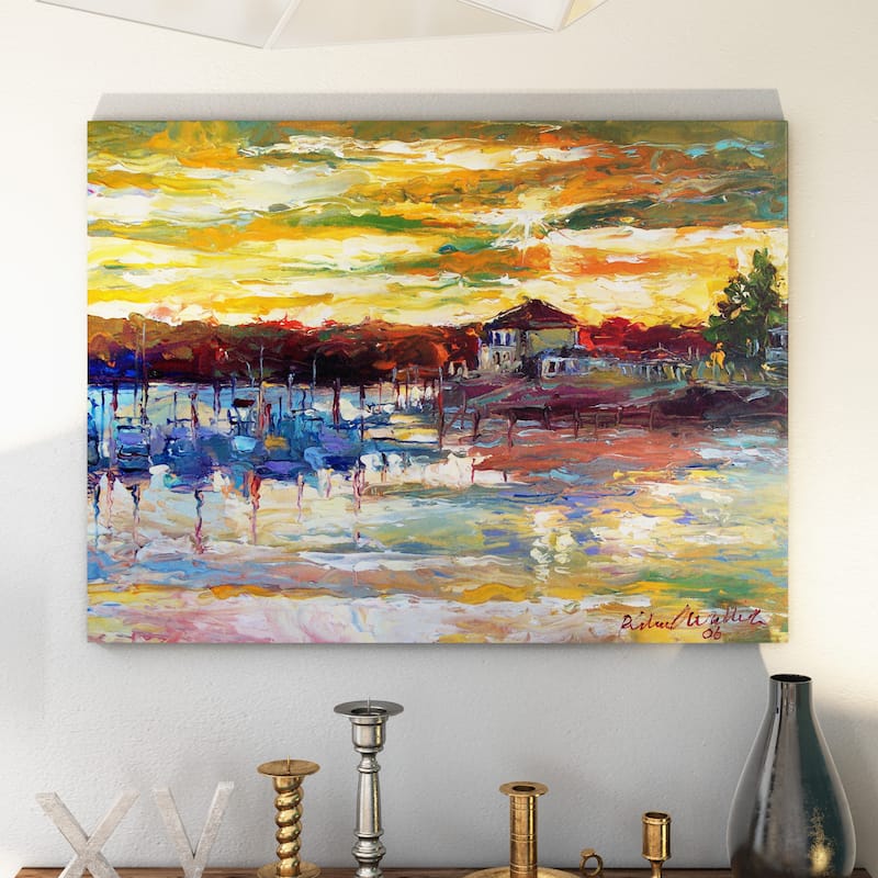 Copper Grove Richard Wallich 'Saco 10' Canvas Art - Multi
