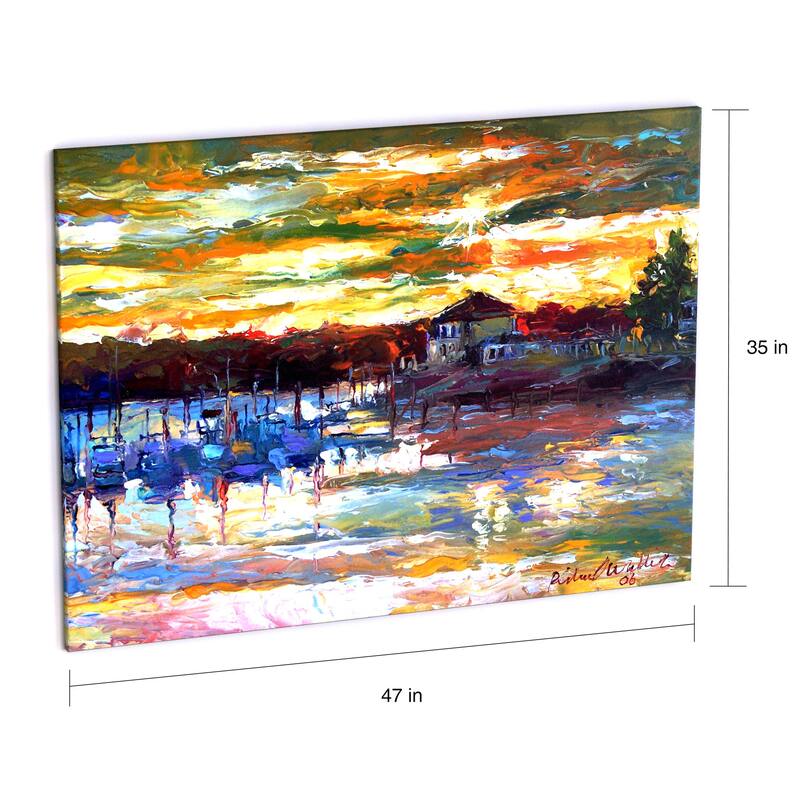 Copper Grove Richard Wallich 'Saco 10' Canvas Art - Multi