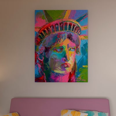 Porch & Den Richard Wallich 'Lady Liberty 2' Canvas Art