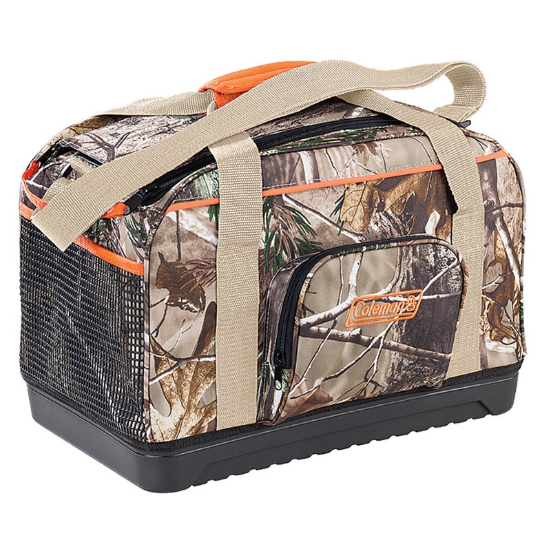 Coleman Camo Duffle Plastic Bottom Cooler