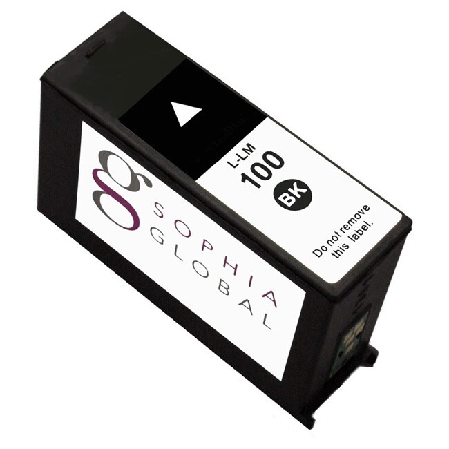Sophia Global Remanufactured Black Ink Cartridge Replacement For Lexmark 100