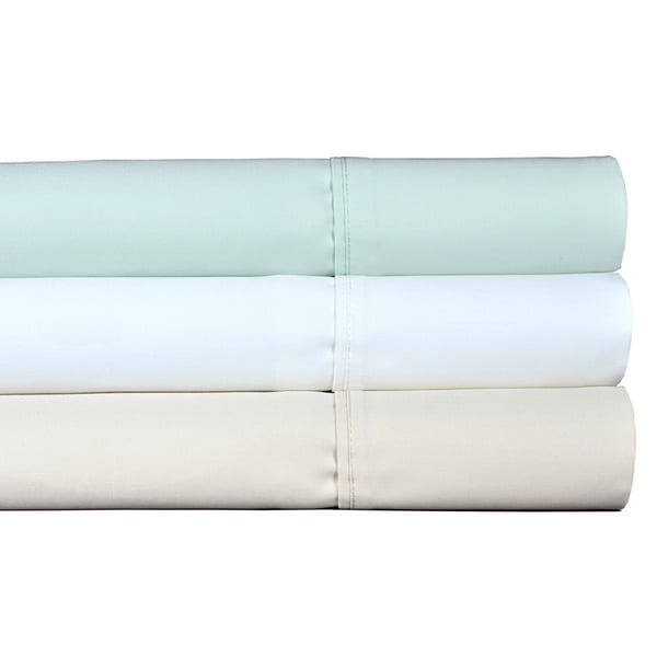 Brielle Premium Cotton 1000 Thread Count Solid Colored Sateen Sheets