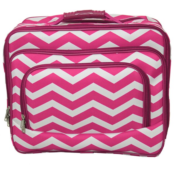 Black White Chevron World Traveler 40 Inch Hanging Garment Bag One Size