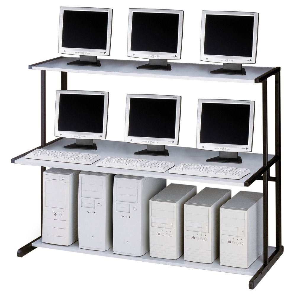 Mayline Netstart 62 inch 3 shelf Lan Support Station