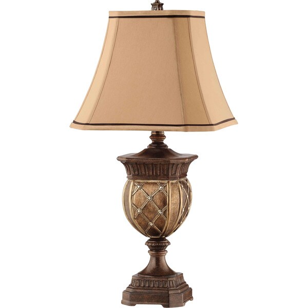 Kirana 1-light Gold/ Bronze Table Lamp