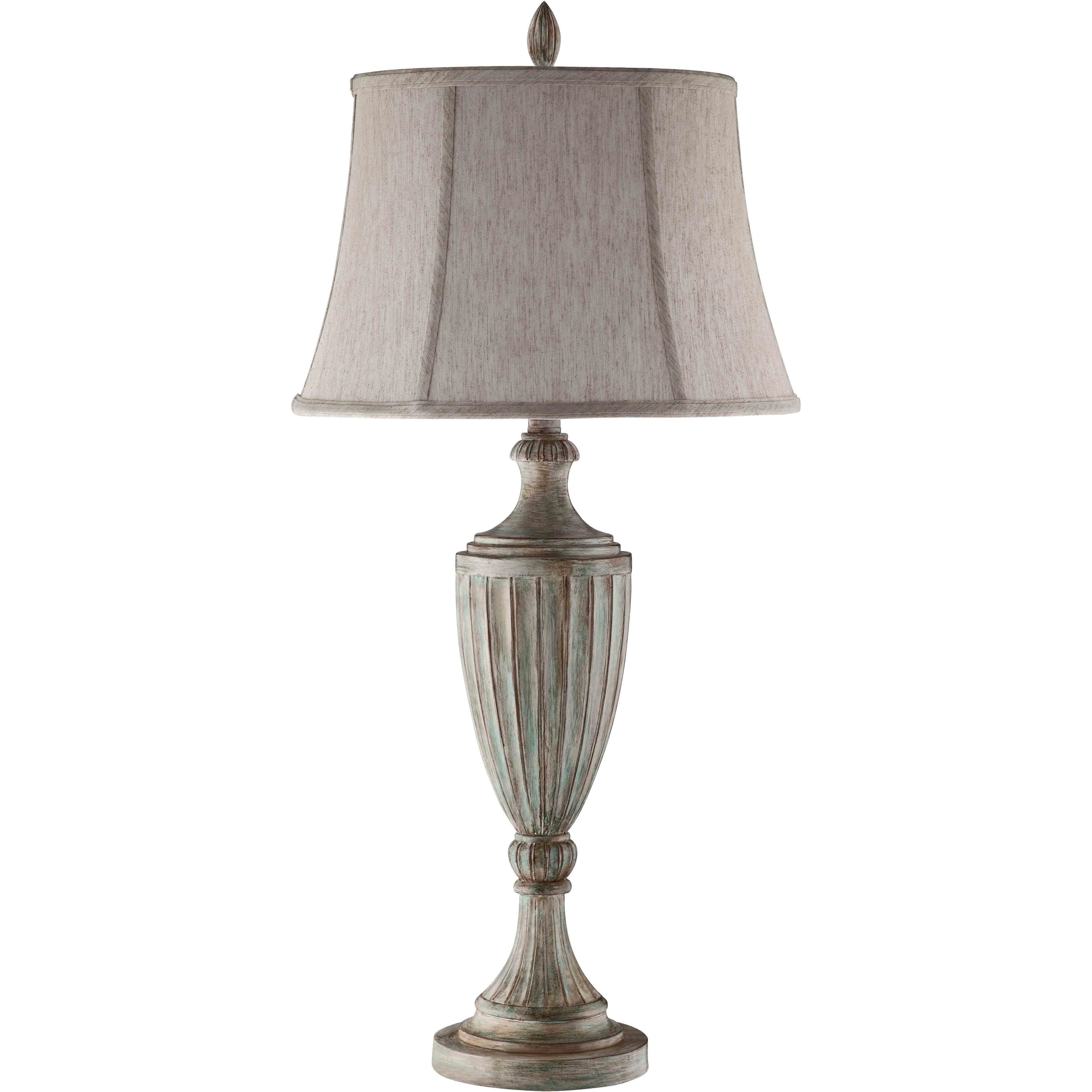 Hardwick Resin 1 light Walden Grey Table Lamp