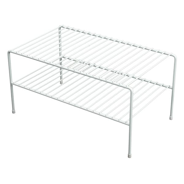 Organized Living White Storage Double Shelf Bed Bath & Beyond 8814367