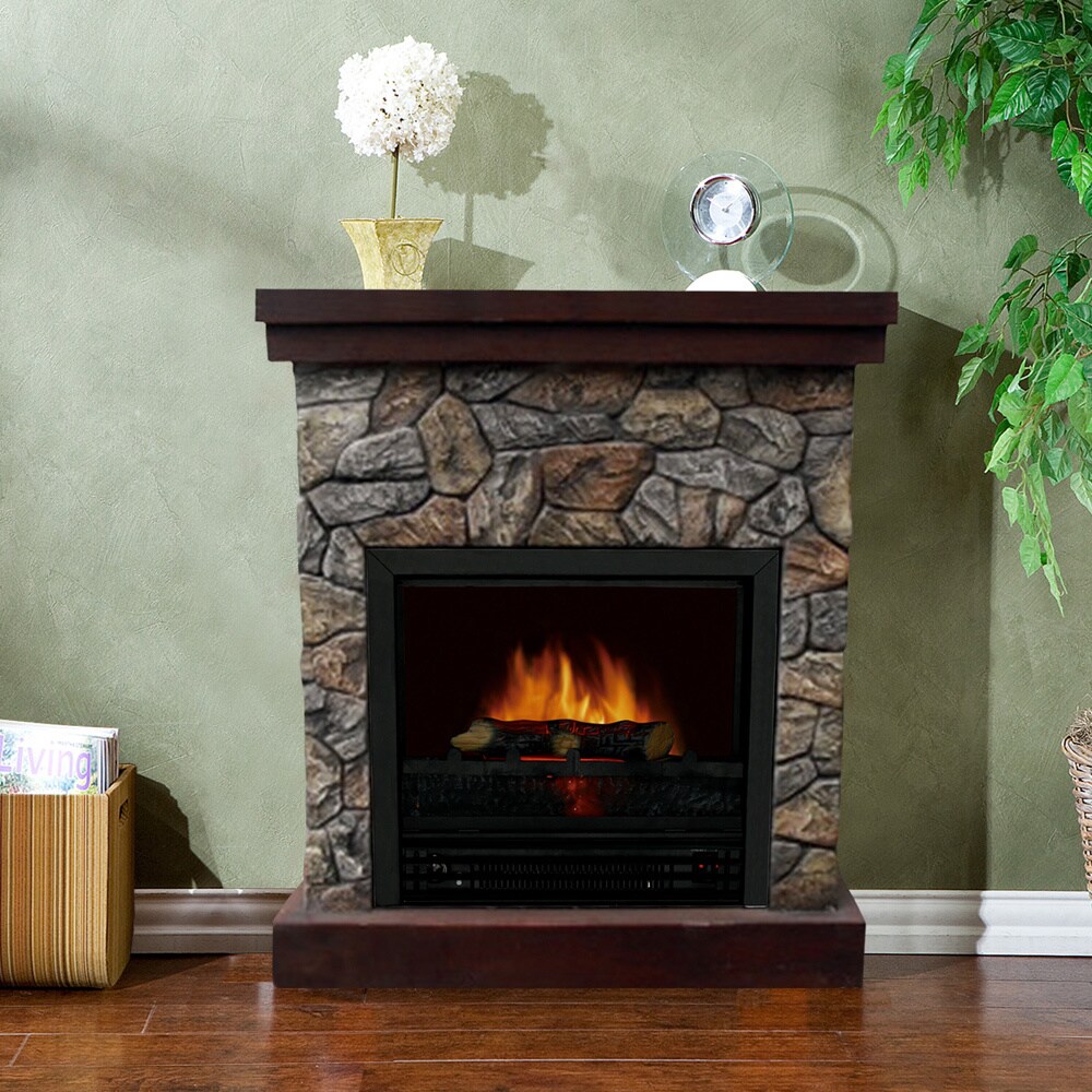 Shop Telluride 1250 Watt Polystone Electric Fireplace Free