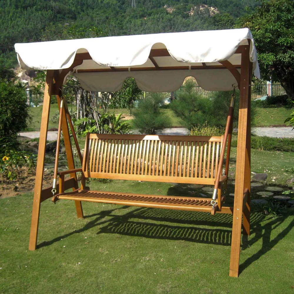 Royal Tahiti 3-seater Garden Swing with Canopy