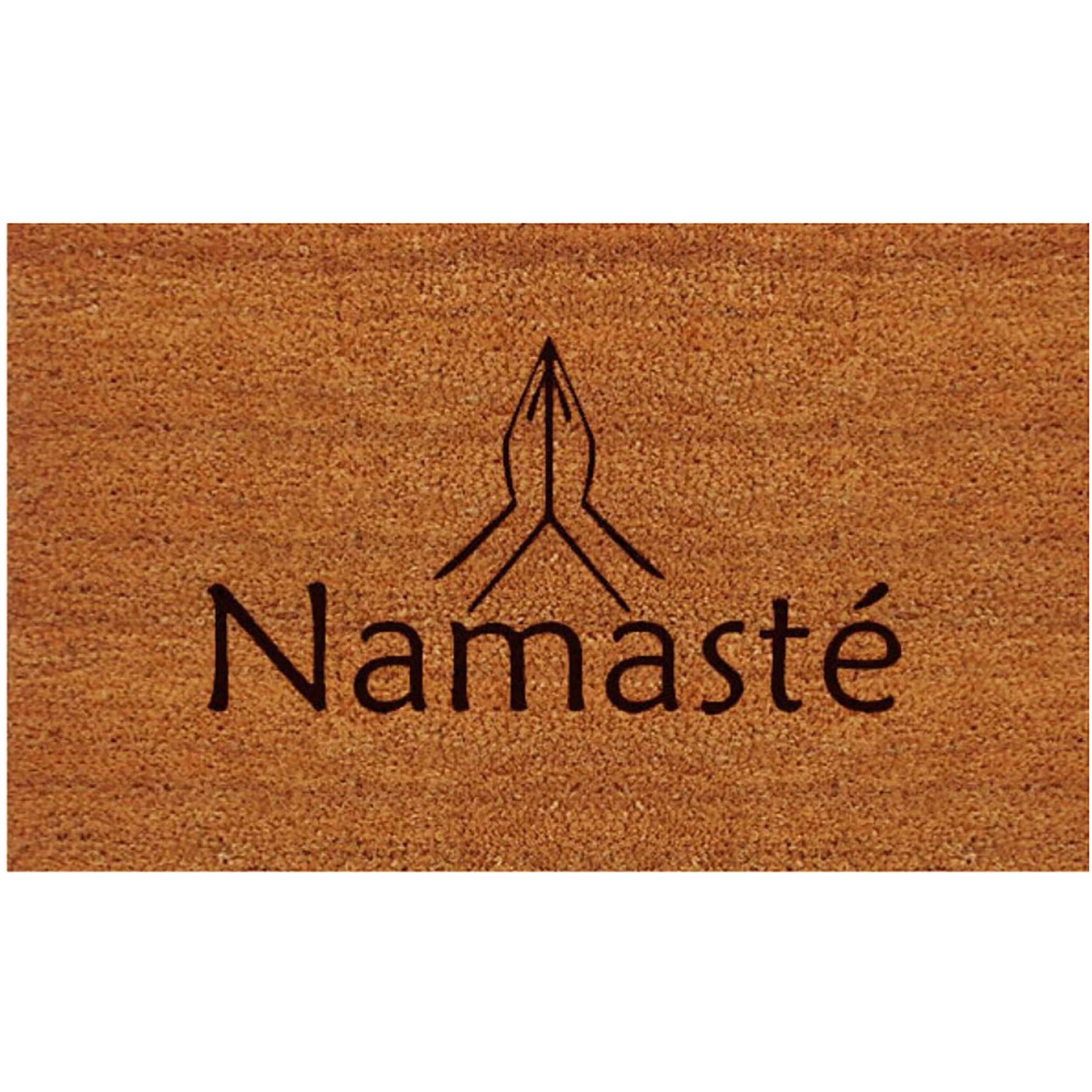 Welcome Mat Door Mat 18 X 30 Namaste Coir Doormat Door Mats