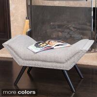 Rosalynn Tufted Fabric Ottoman/Bench by Christopher Knight Home