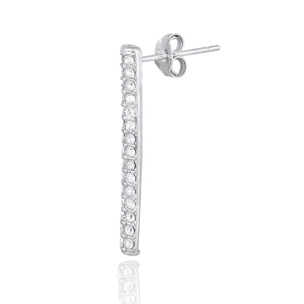 swarovski black drop earrings