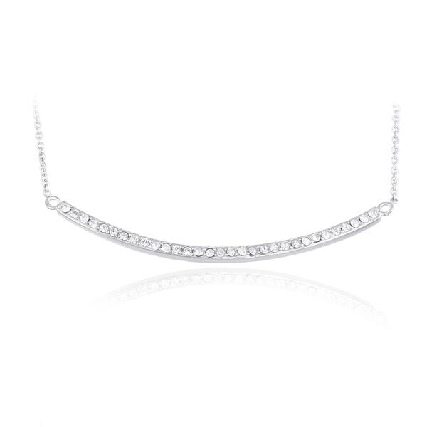 CRYSTAL ICE Silver Tone European Colored Crystal with Cubic Zirconia Accents CRYSTAL ICE Silver Tone European Colored Crystal with Cubic Zirconia Accents