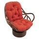 preview thumbnail 2 of 7, Blazing Needles 48-inch Microsuede Swivel Rocker Cushion Cardinal Red