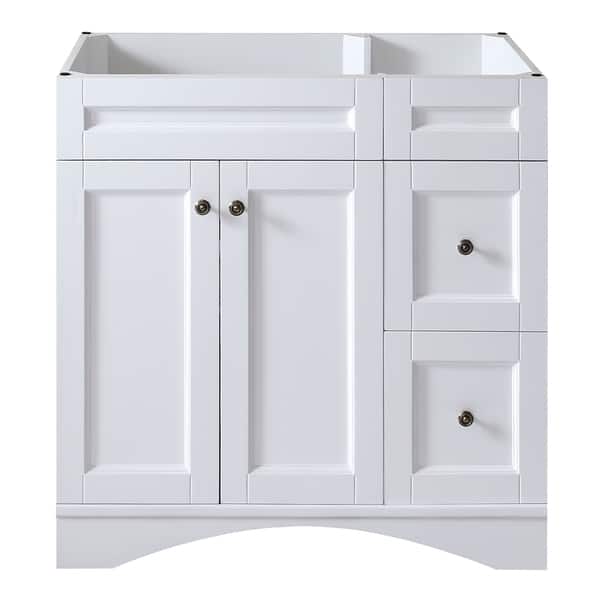 Shop Virtu Usa Elise 36 Inch White Single Sink Bathroom Vanity Cabinet Overstock 8816424