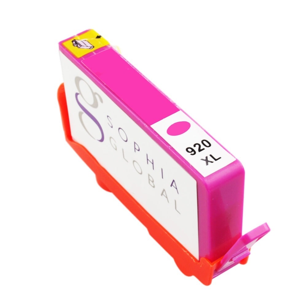 Sophia Global Hp 920xl Remanufactured Magenta Ink Cartridge Replacement (MagentaPrint yield Up to 700 pagesModel SGHP920XLMQuantity One (1)We cannot accept returns on this product.This high quality item has been factory refurbished. Please click on the