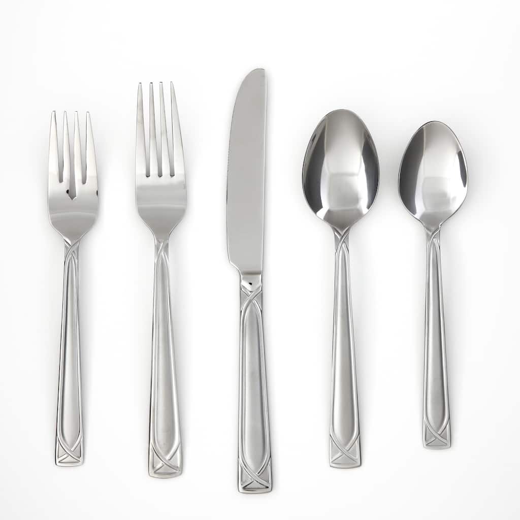 Cambridge 'Crossroad' 60-piece Flatware Set