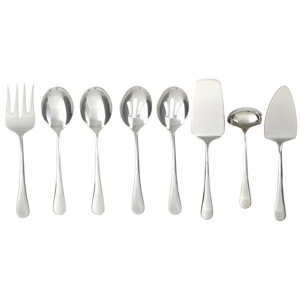 Cambridge 'Opulence' Stainless Steel 8-piece Hostess Set
