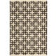 preview thumbnail 36 of 68, Nourison Maze MAZ01 Area Rug 2'3" x 3'9" - Brown - Stripe - Indoor/Handmade - Flatweave - Casual/Modern & Contemporary - 2' x 3' - Wool/Cotton - N/A