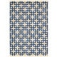 preview thumbnail 42 of 68, Nourison Maze MAZ01 Area Rug 2'3" x 3'9" - Blue - Stripe/Geometric - Indoor/Handmade - Flatweave - Casual/Modern & Contemporary - 2' x 3' - Wool/Cotton - N/A