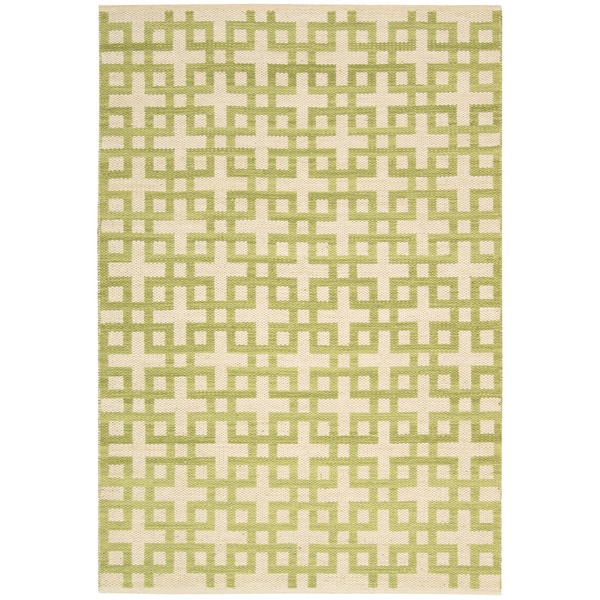 Flatweave Barclay Butera Maze Moss Rug (23 x 39)