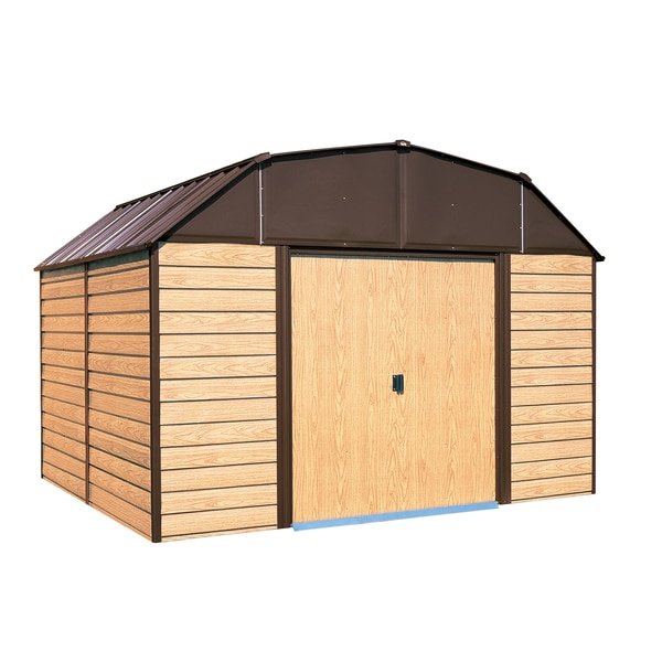 Shop Woodhaven Steel Storage Shed 10 x 14 ft. Gambrel Roof 