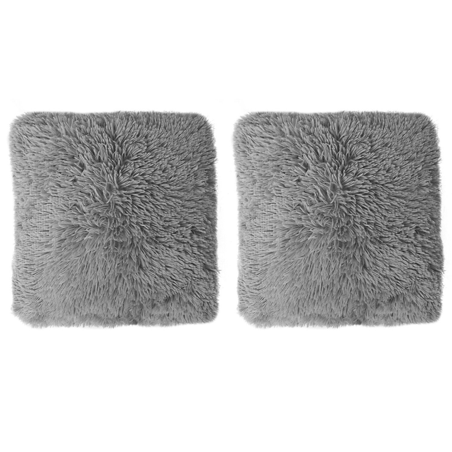 Faux Fur 18 Inch Decorative Throw Pillows (set of 2) (As Is Item) - Bed  Bath & Beyond - 32597652