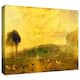 William Turner 'Sunset, Fighting Bucks' Gallery-wrapped Canvas Art ...