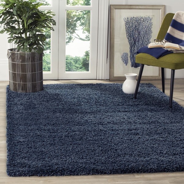 Safavieh Shag Navy Rug (9'6 x 13')