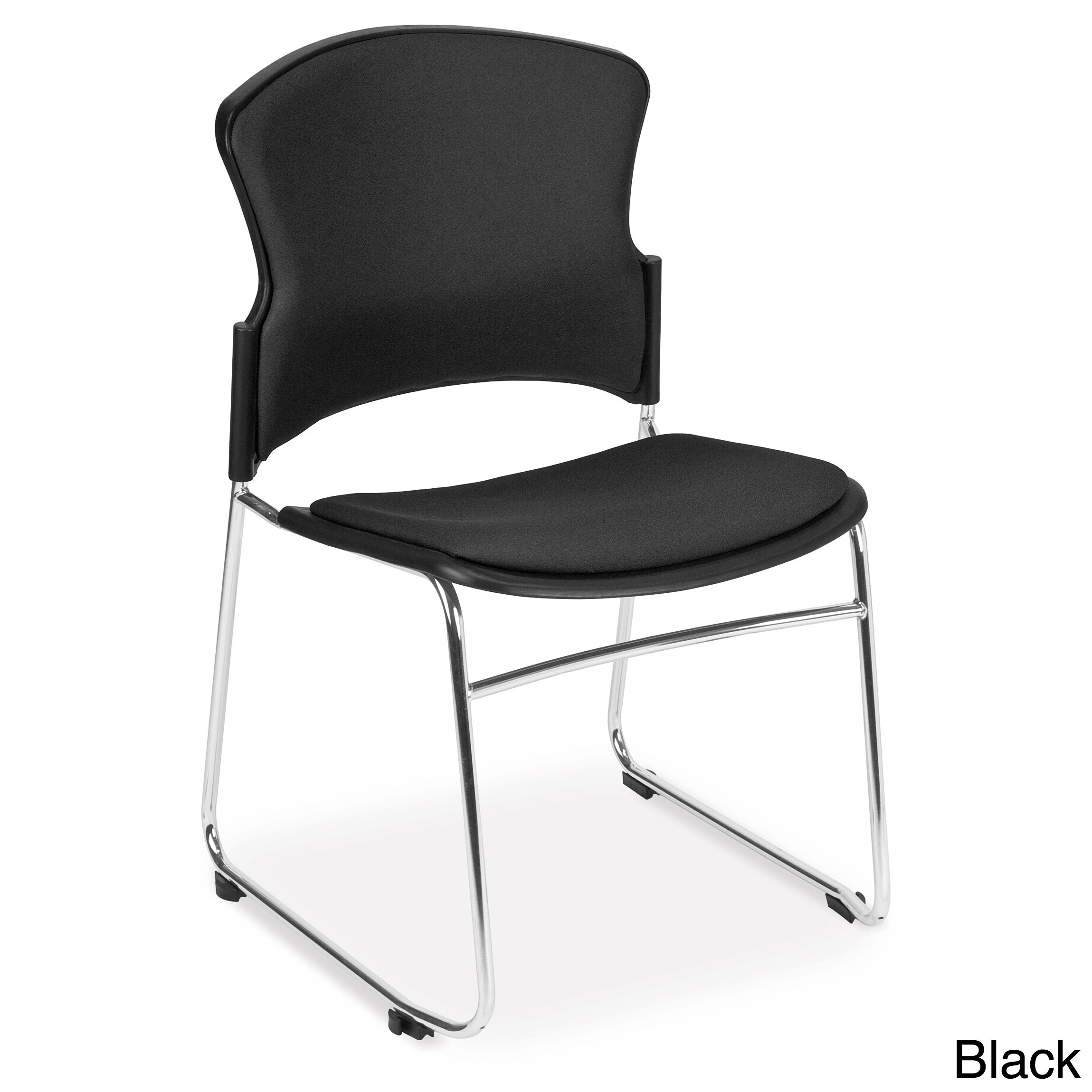 Ofm Multi use Fabric seat Stackable Office Chair (pack Of 4)