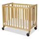 preview thumbnail 1 of 0, Foundations HideAway Compact Clearview Solid Wood Folding Crib