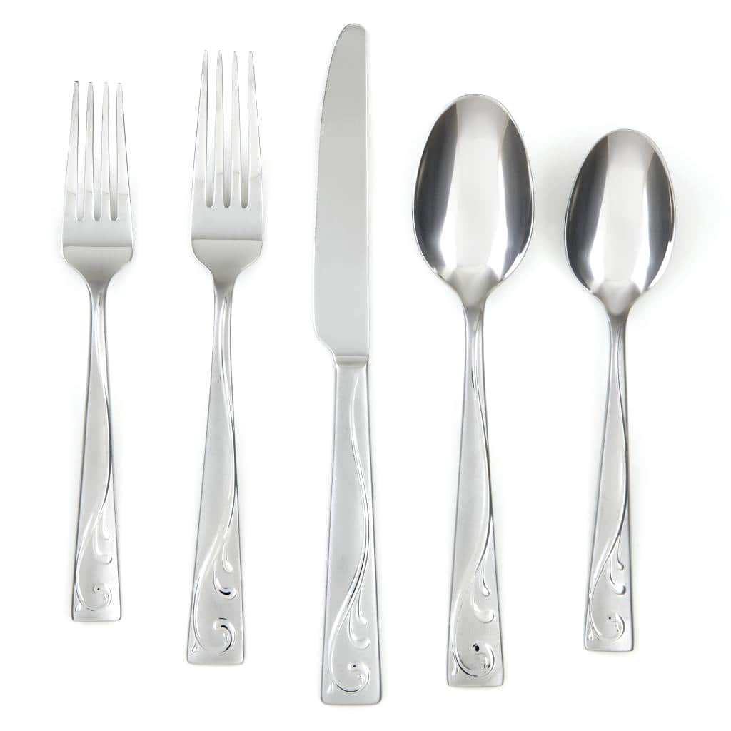 Cambridge Quill 20-piece Flatware Set