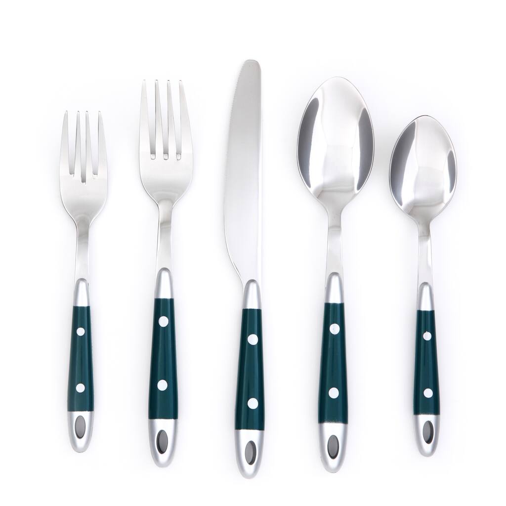Cambridge Caravel Green 20-piece Flatware Set