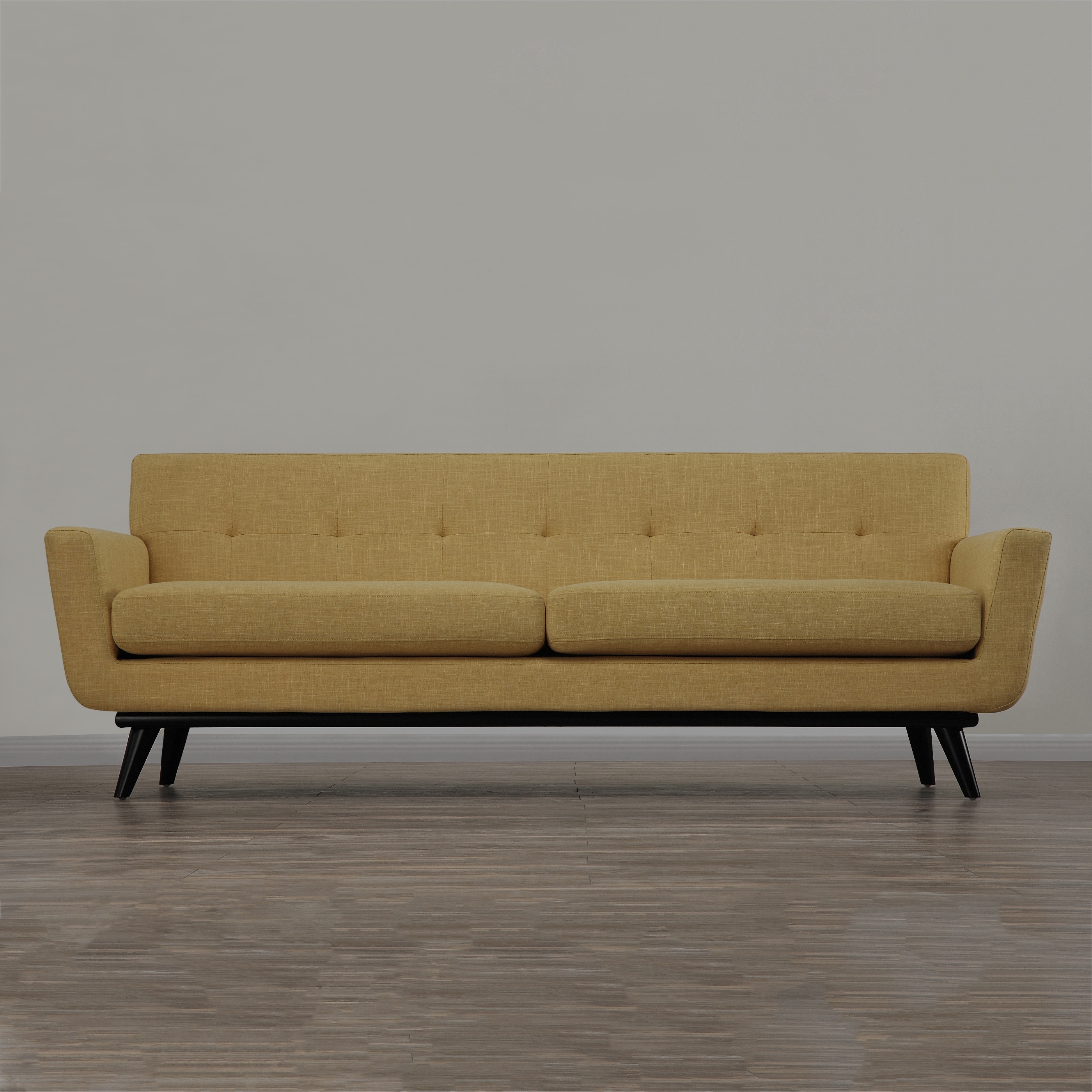 James Mustard Yellow Linen Sofa